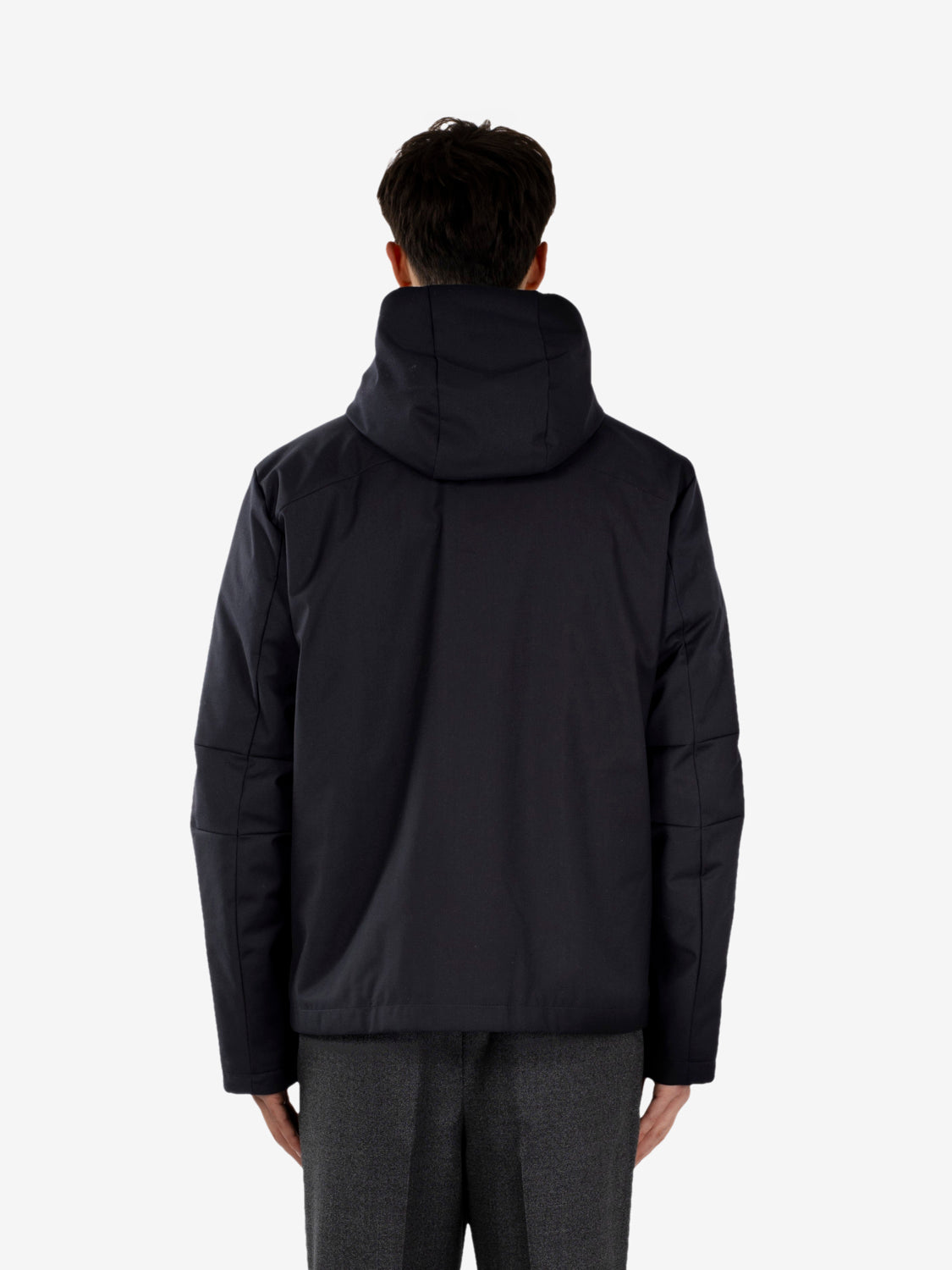 DOWN RAINPROOF JACKET WITH HOOD NAVY BLUE GMA940-PSH3_20