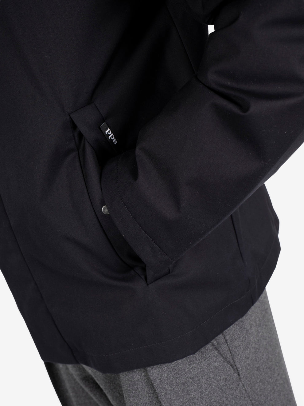 DOWN RAINPROOF JACKET WITH HOOD NAVY BLUE GMA940-PSH3_20