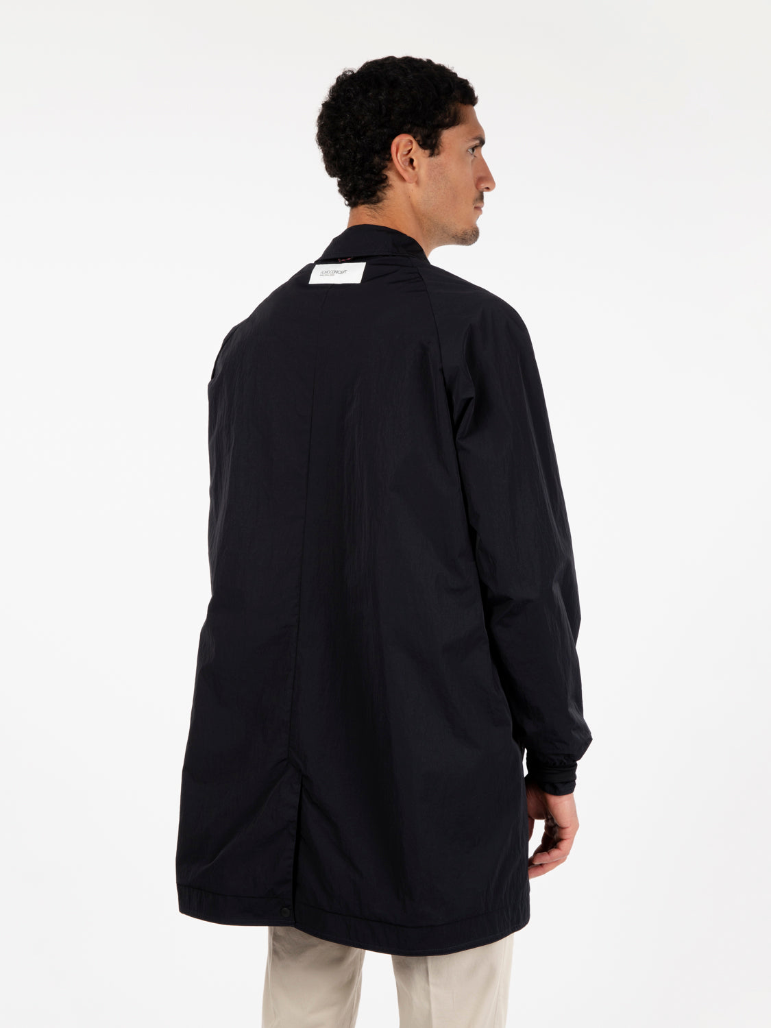 Japanese 2 navy blue trench coat