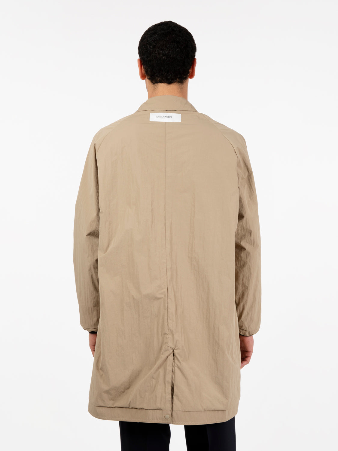Beige Japanese double-face trench coat