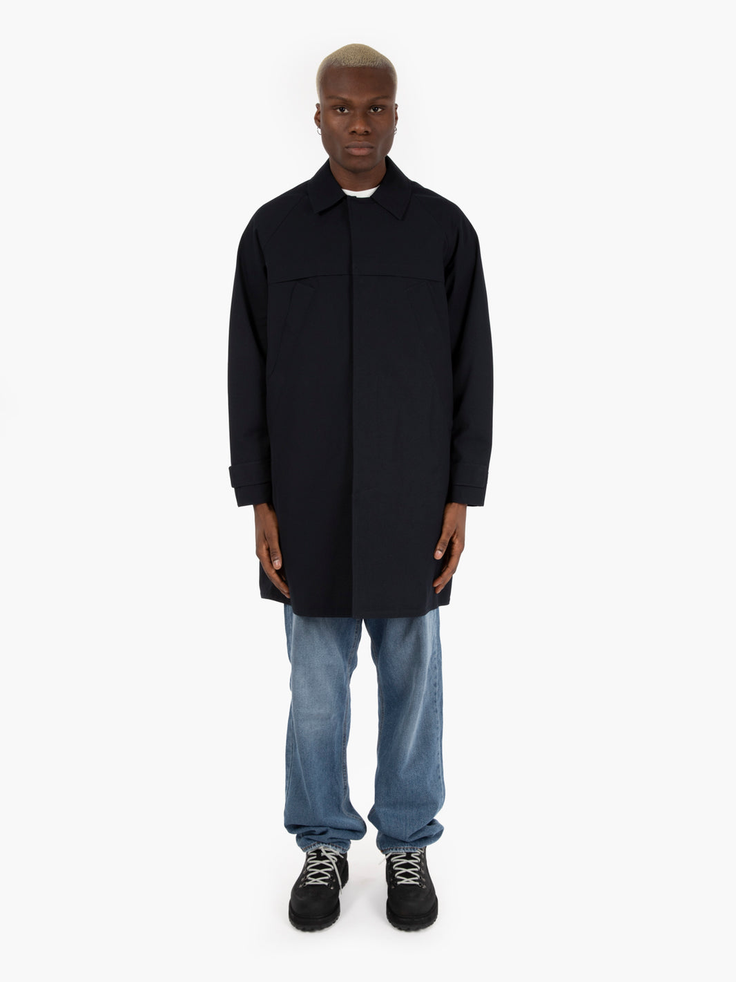 Work trench free gabardina blu navy