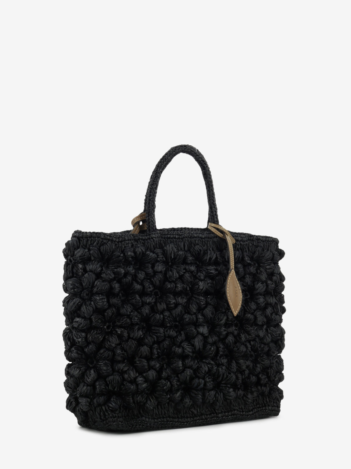 Flower small black bag