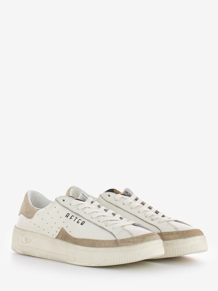 Sneakers Saturno basic bicolor ivory / ochre