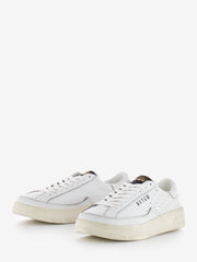AFTER - Sneakers Saturno basic full leather bianche