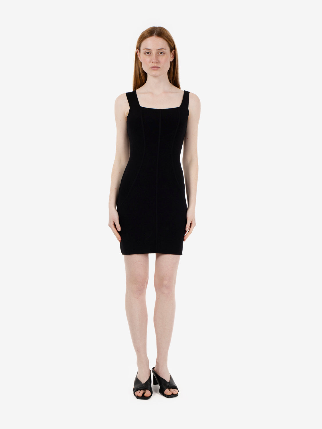 Black mini dress