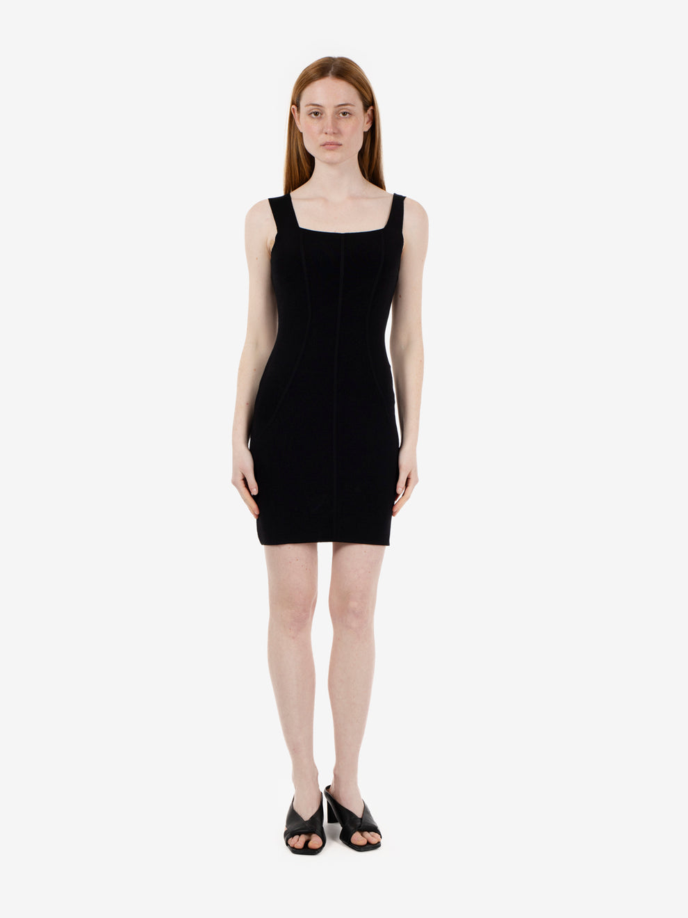 Black mini dress