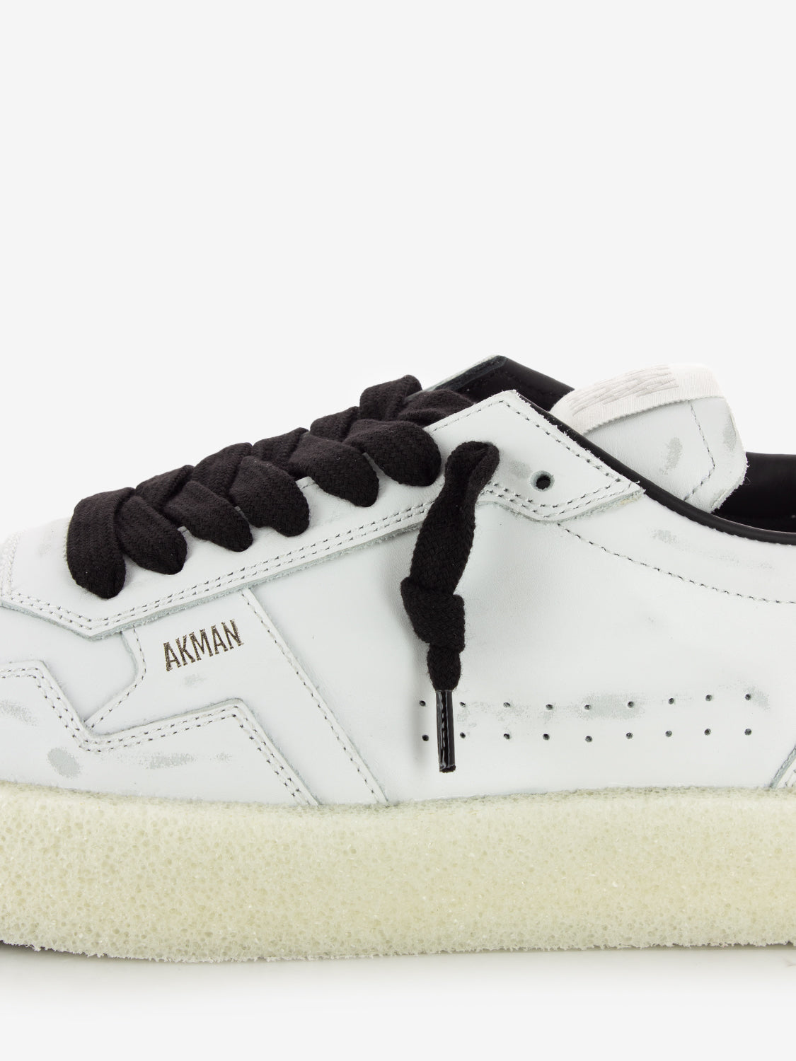 Calf vintage white / black