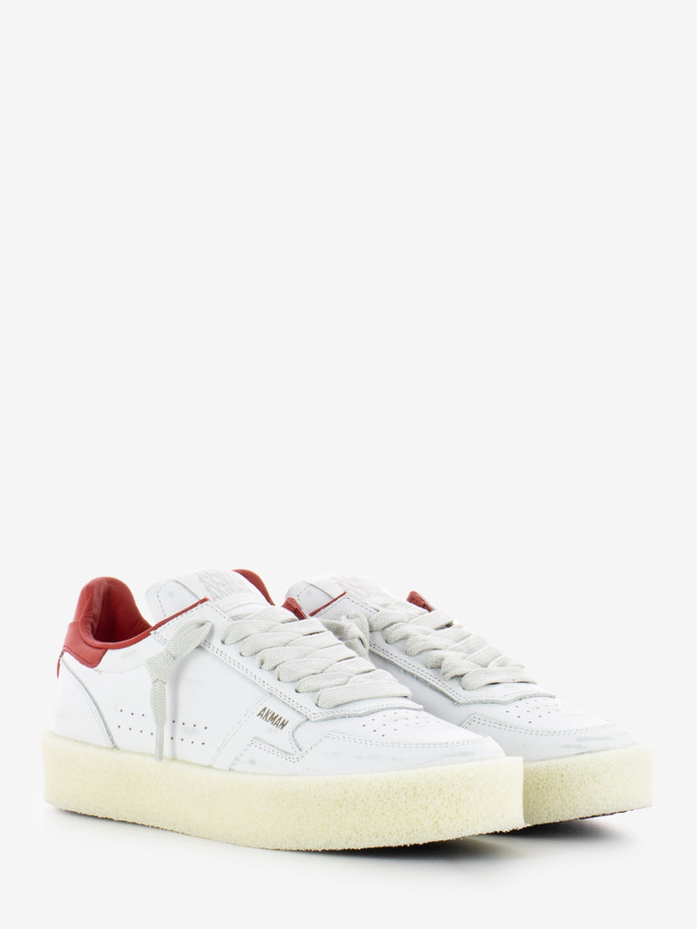 AKMAN - Calf white / red vintage