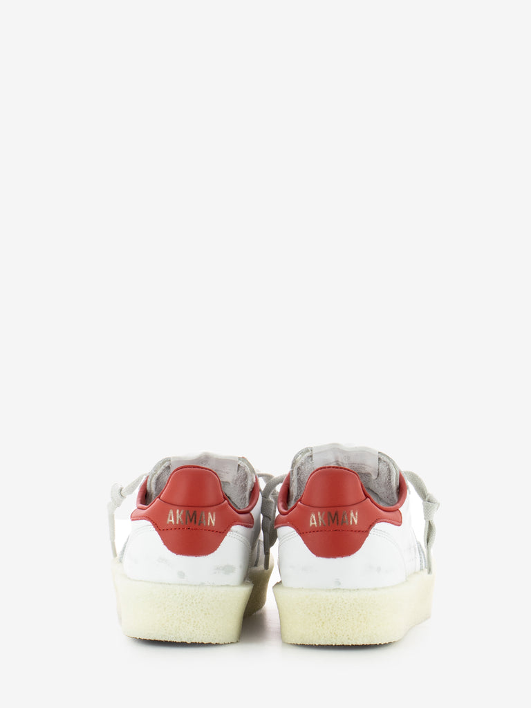 AKMAN - Calf white / red vintage