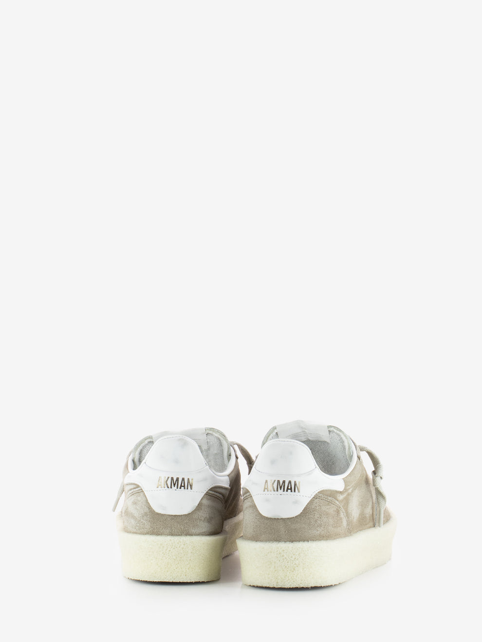 Suede delavè ardesia / calf white