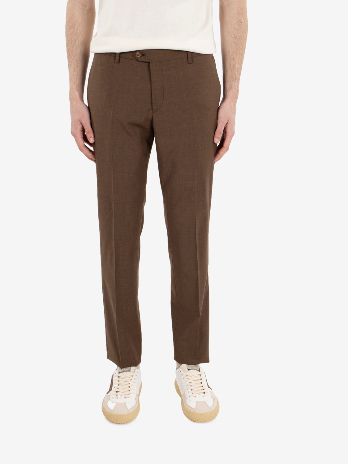 Abito fresco di lana moro