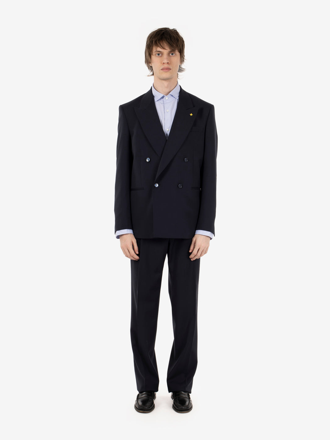 Abito over doppiopetto navy
