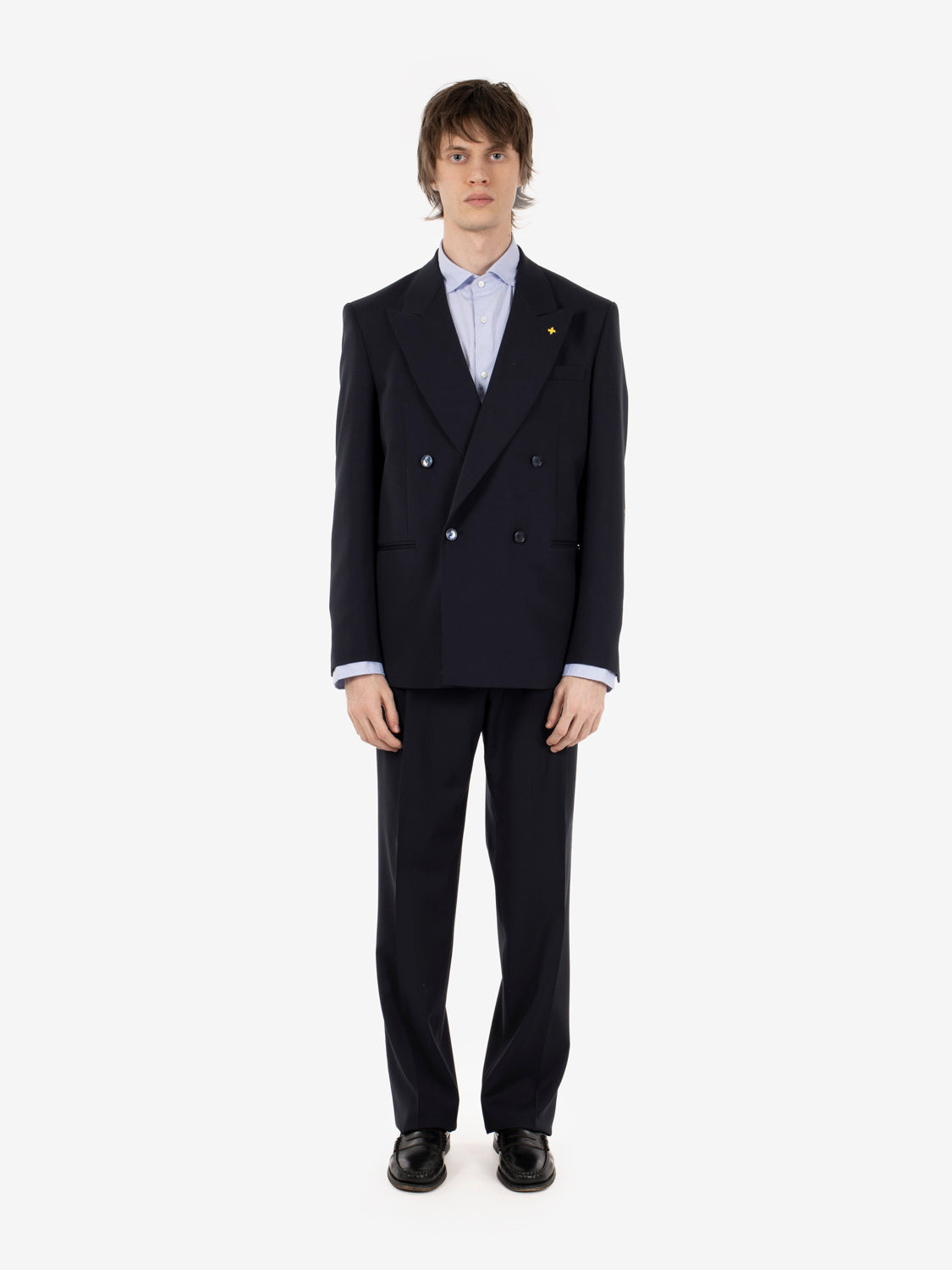 Abito over doppiopetto navy