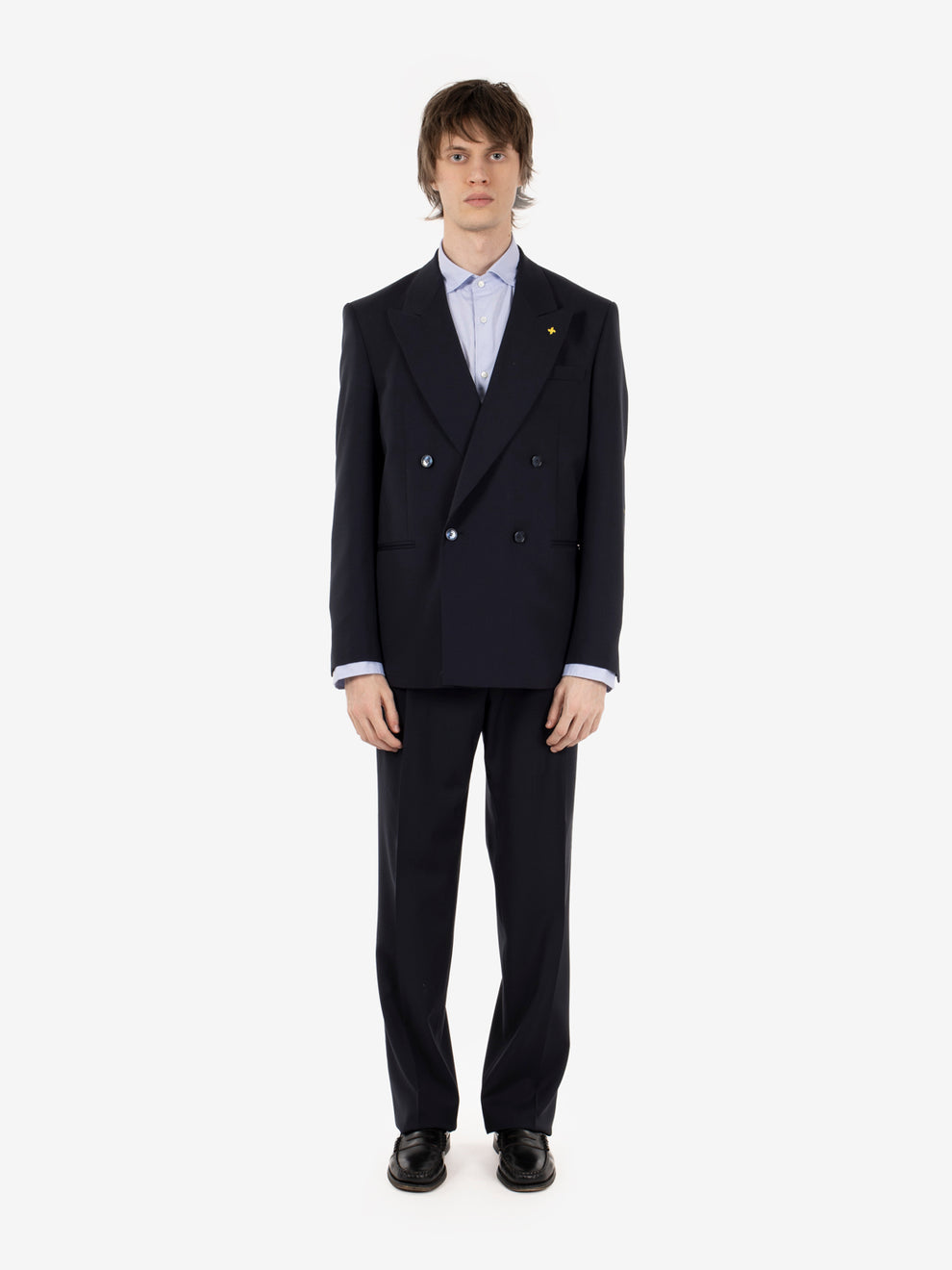 Abito over doppiopetto navy