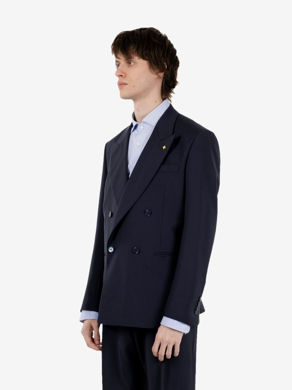 Abito over doppiopetto navy