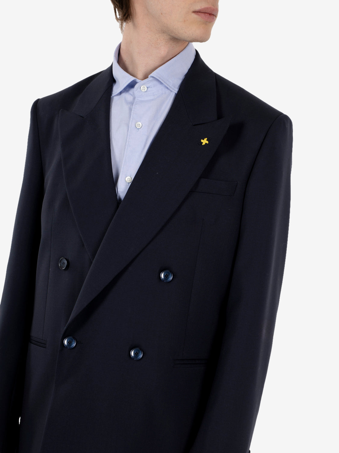 Abito over doppiopetto navy