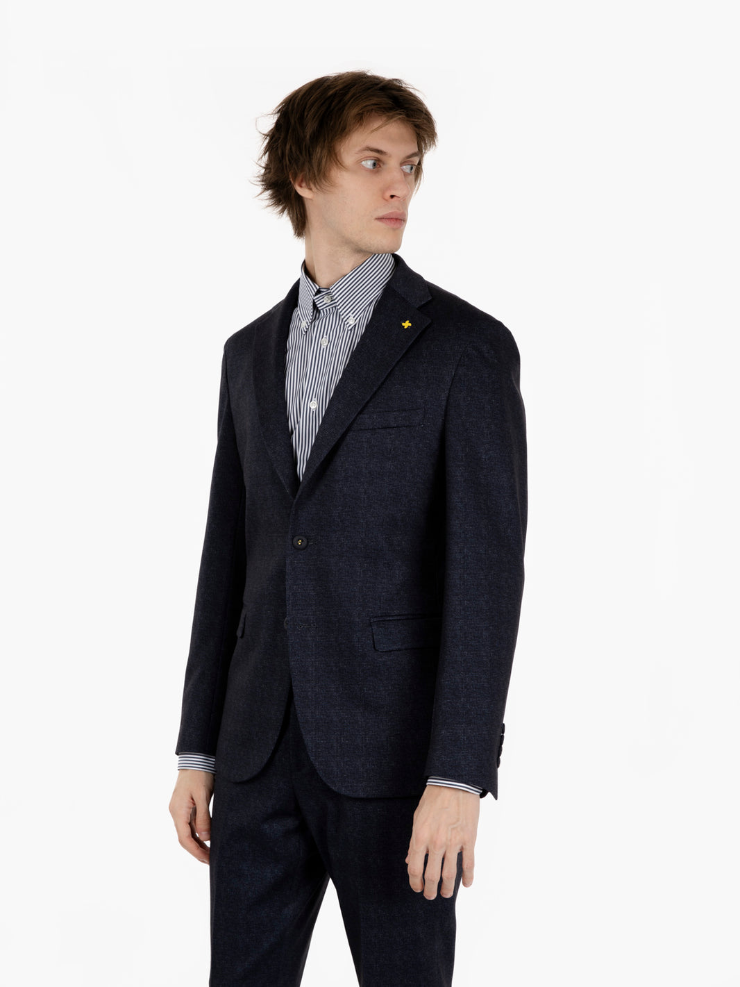 BLUE STRETCH DRESS A30T-3384_4A