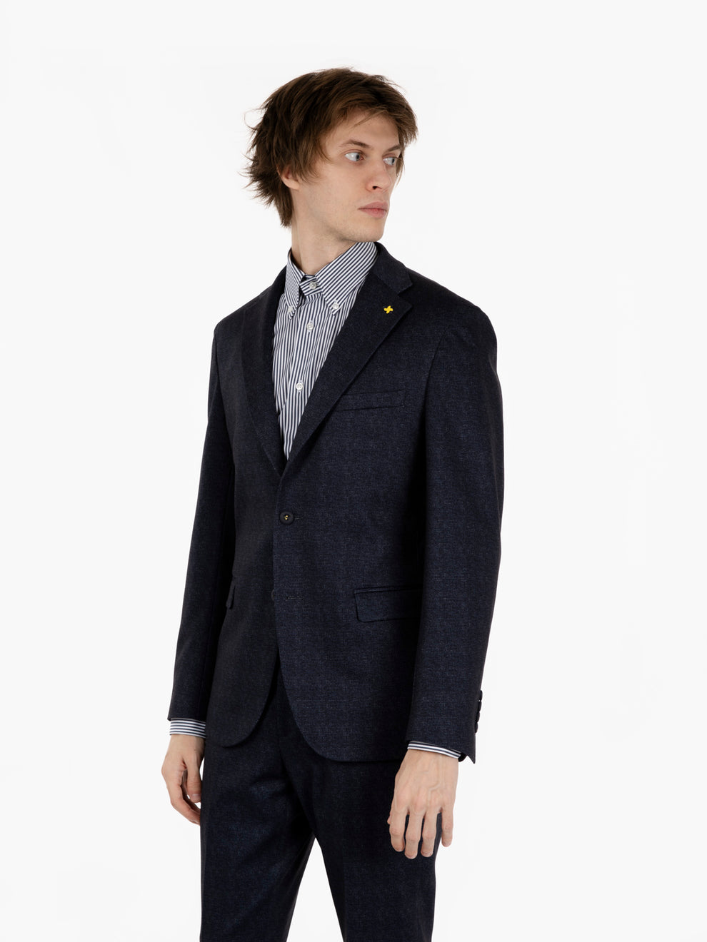 BLUE STRETCH DRESS A30T-3384_4A