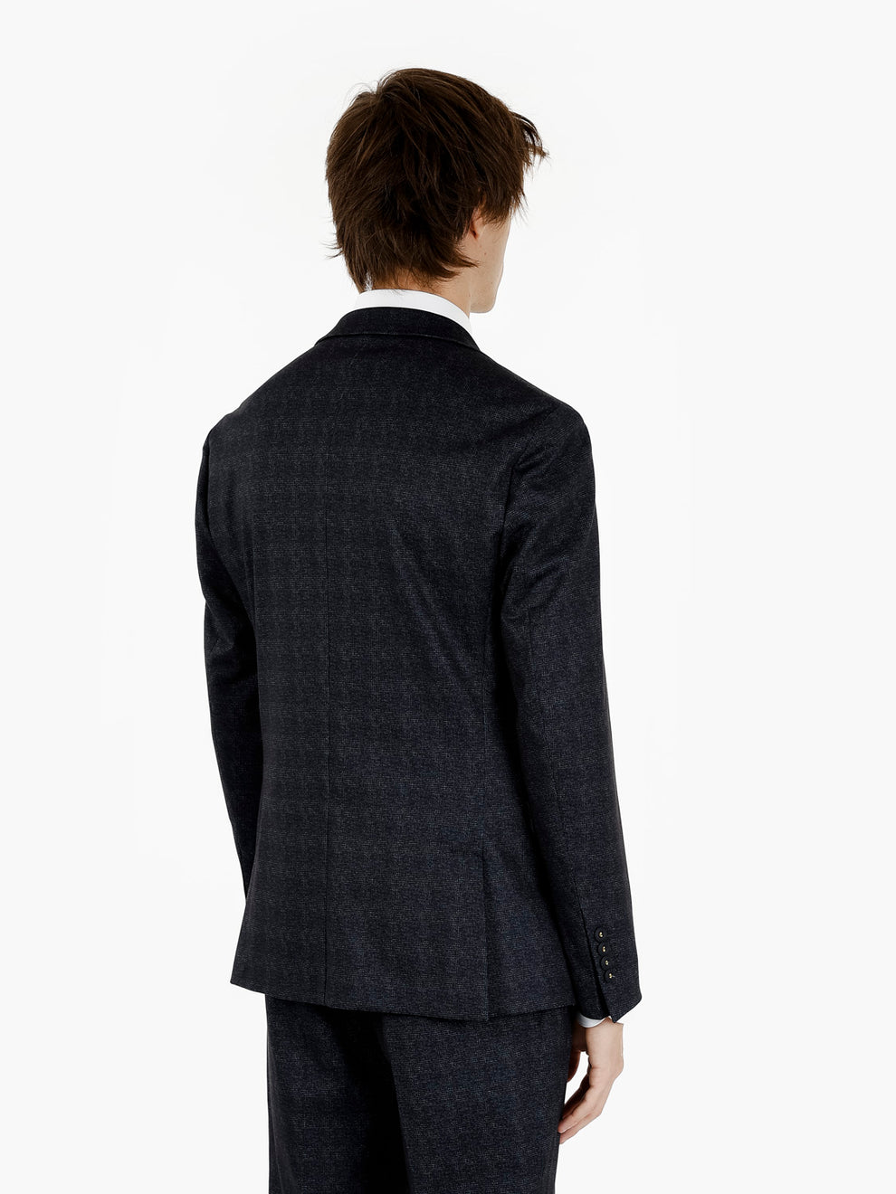 Abito stretch in misto viscosa blu