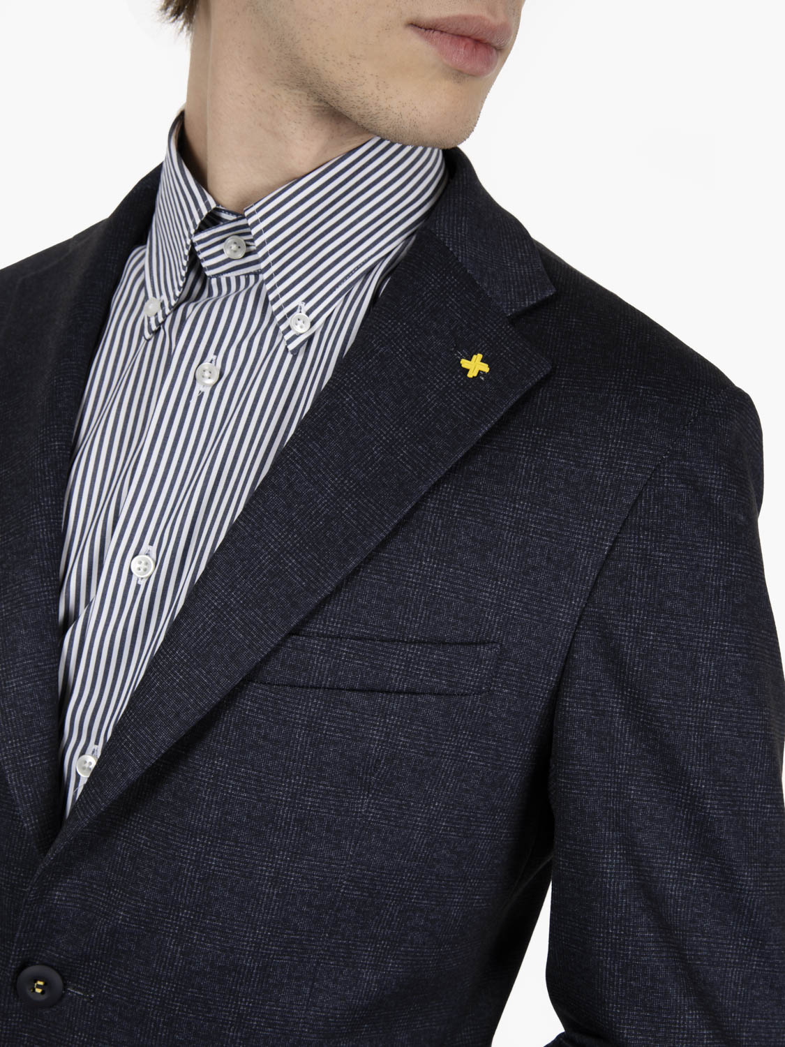 BLUE STRETCH DRESS A30T-3384_4A