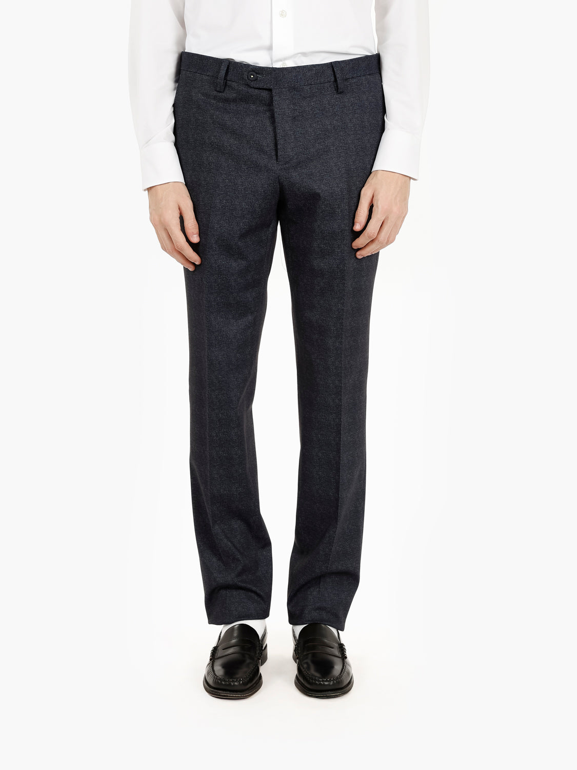 Abito stretch in misto viscosa blu