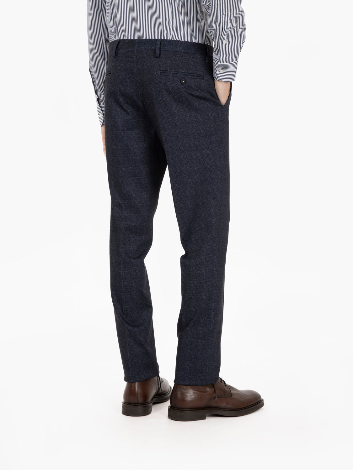 BLUE STRETCH DRESS A30T-3384_4A