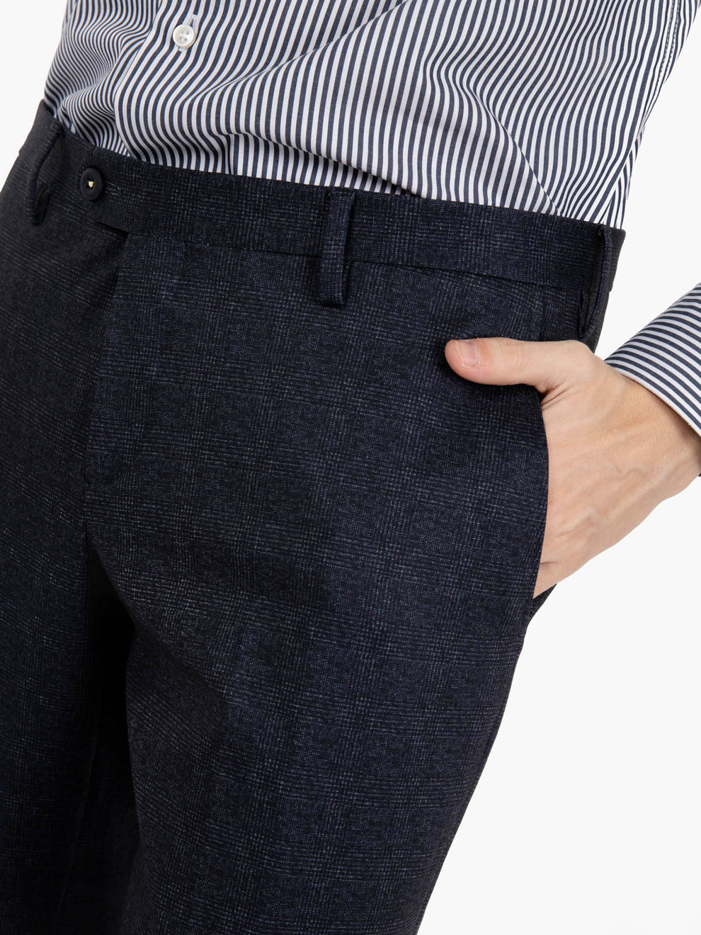 BLUE STRETCH DRESS A30T-3384_4A