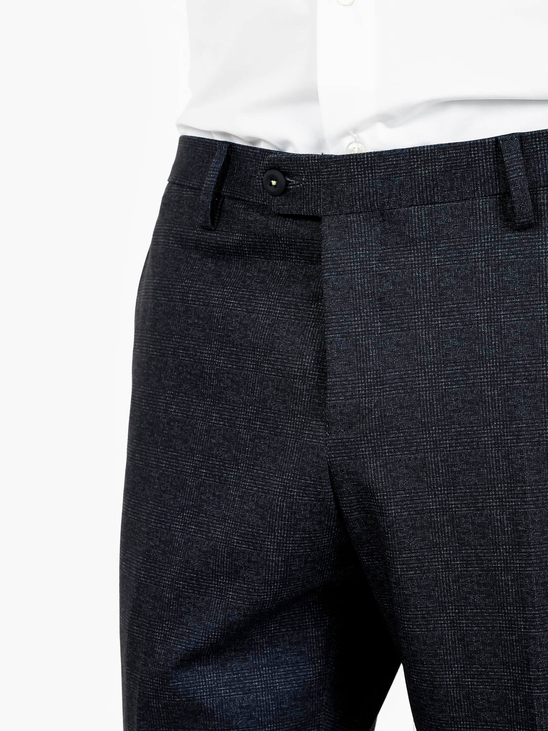 Abito stretch in misto viscosa blu