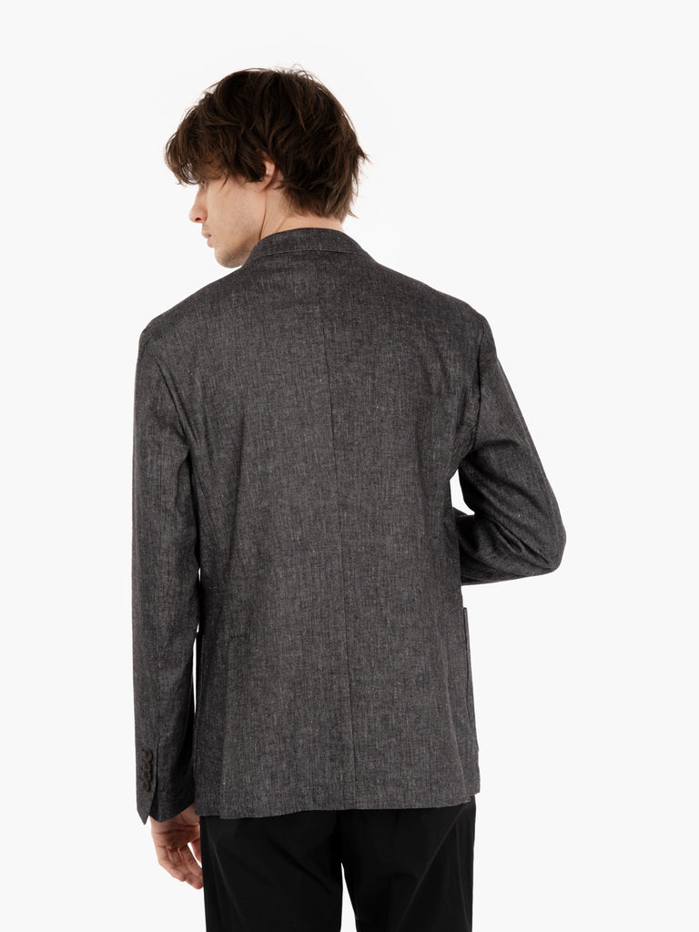 ALESSANDRO GILLES - Blazer doppiopetto denim black