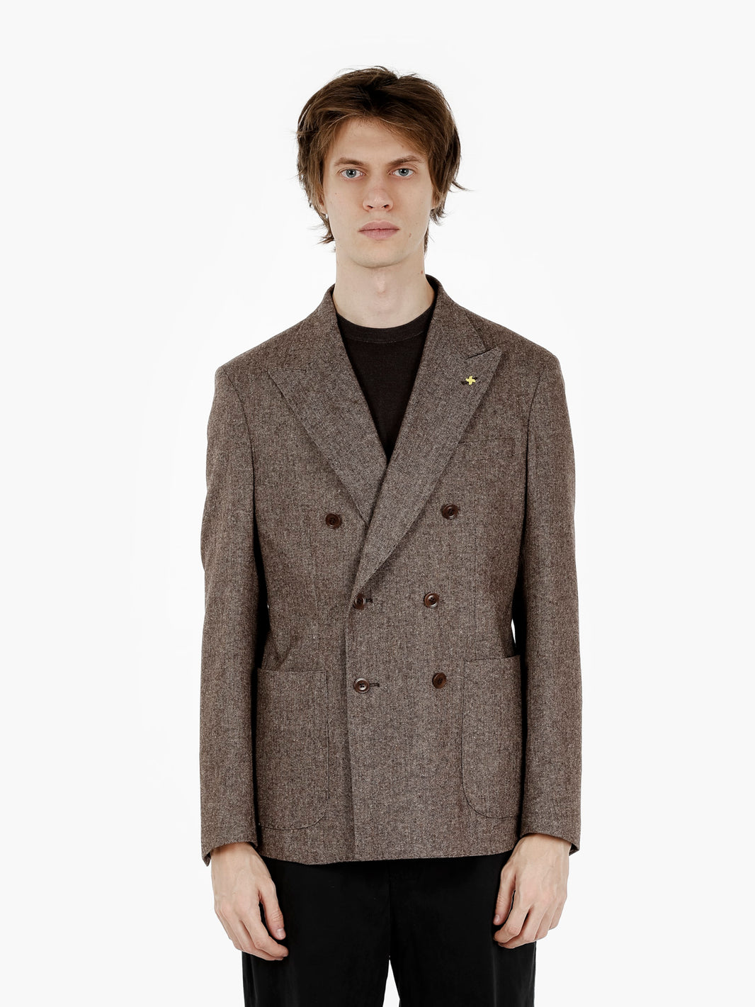 Blazer doppiopetto marrone
