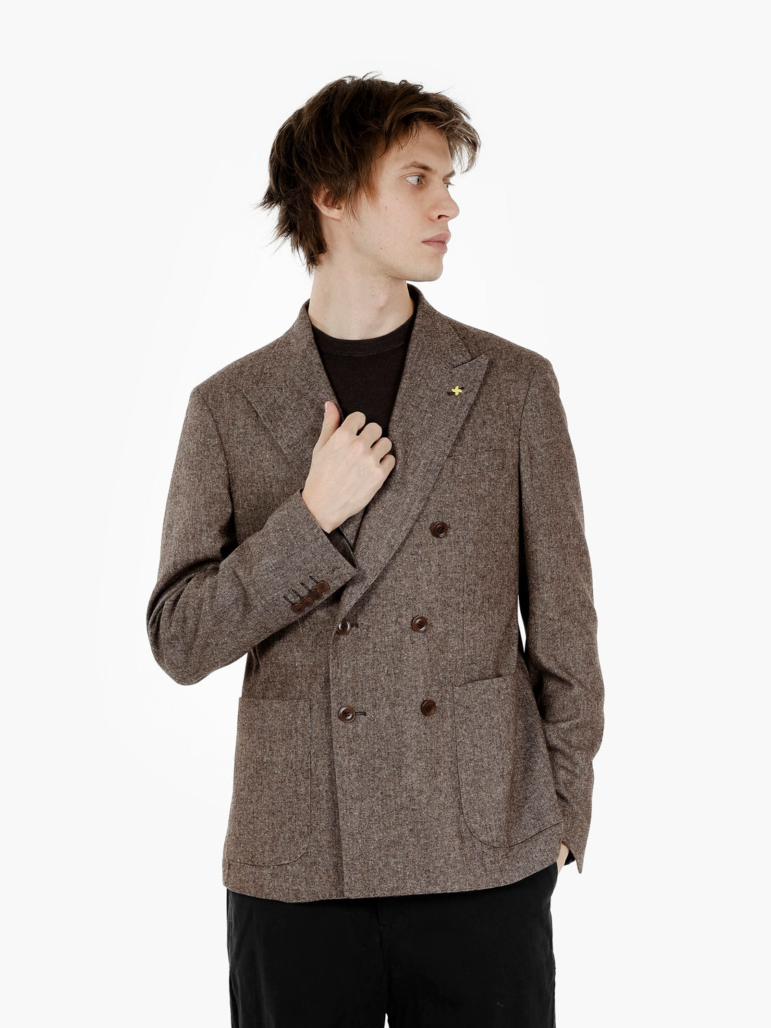 Blazer doppiopetto marrone