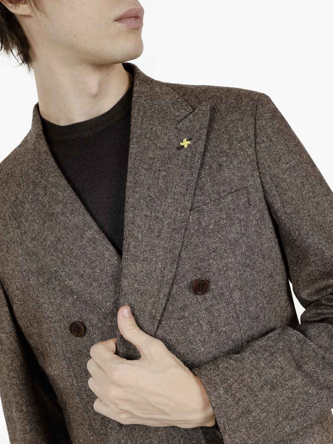 Blazer doppiopetto marrone
