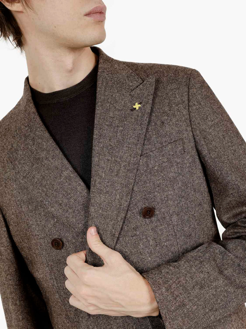 Blazer doppiopetto marrone