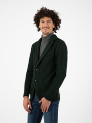 ALESSANDRO GILLES - Blazer in maglia verde