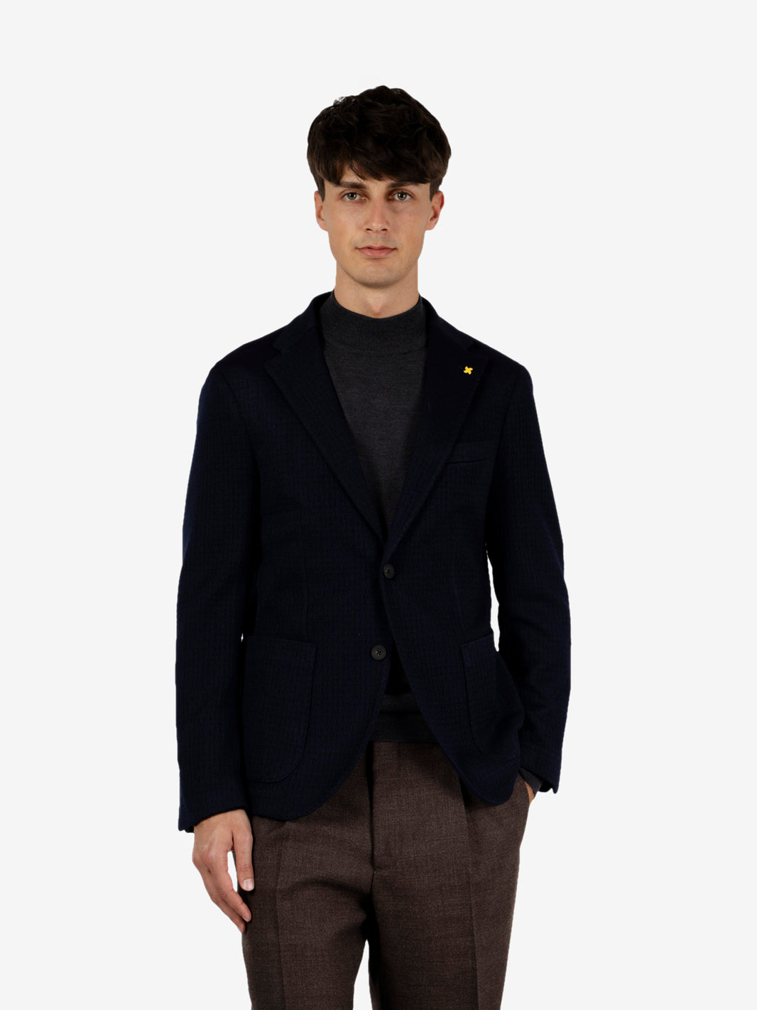 Blazer monopetto Egic blu