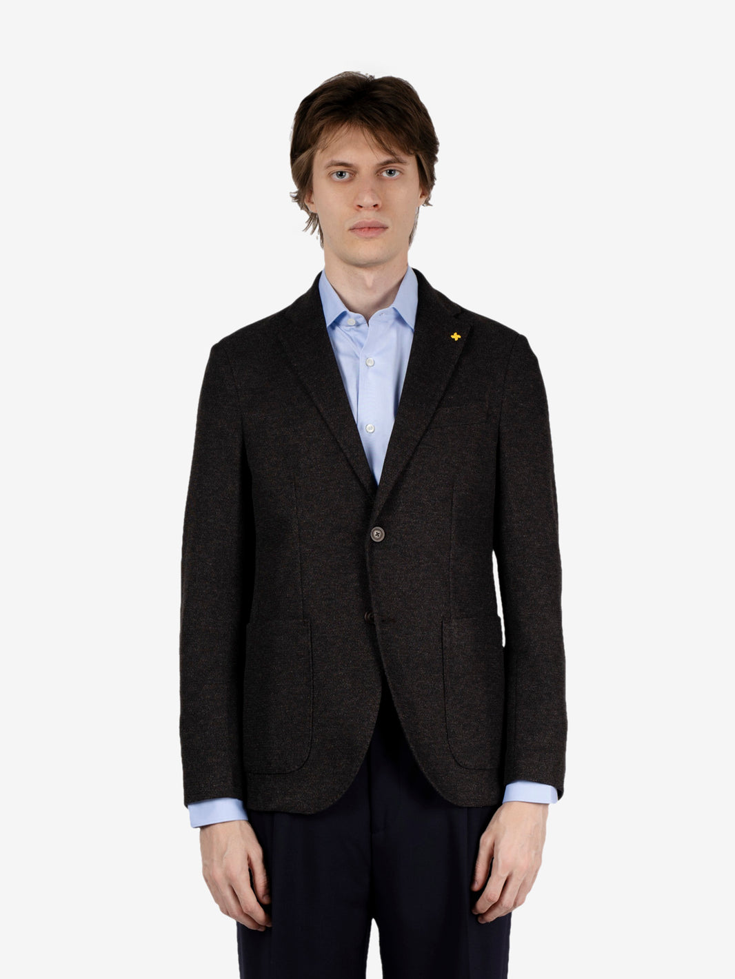Blazer monopetto Egic moro
