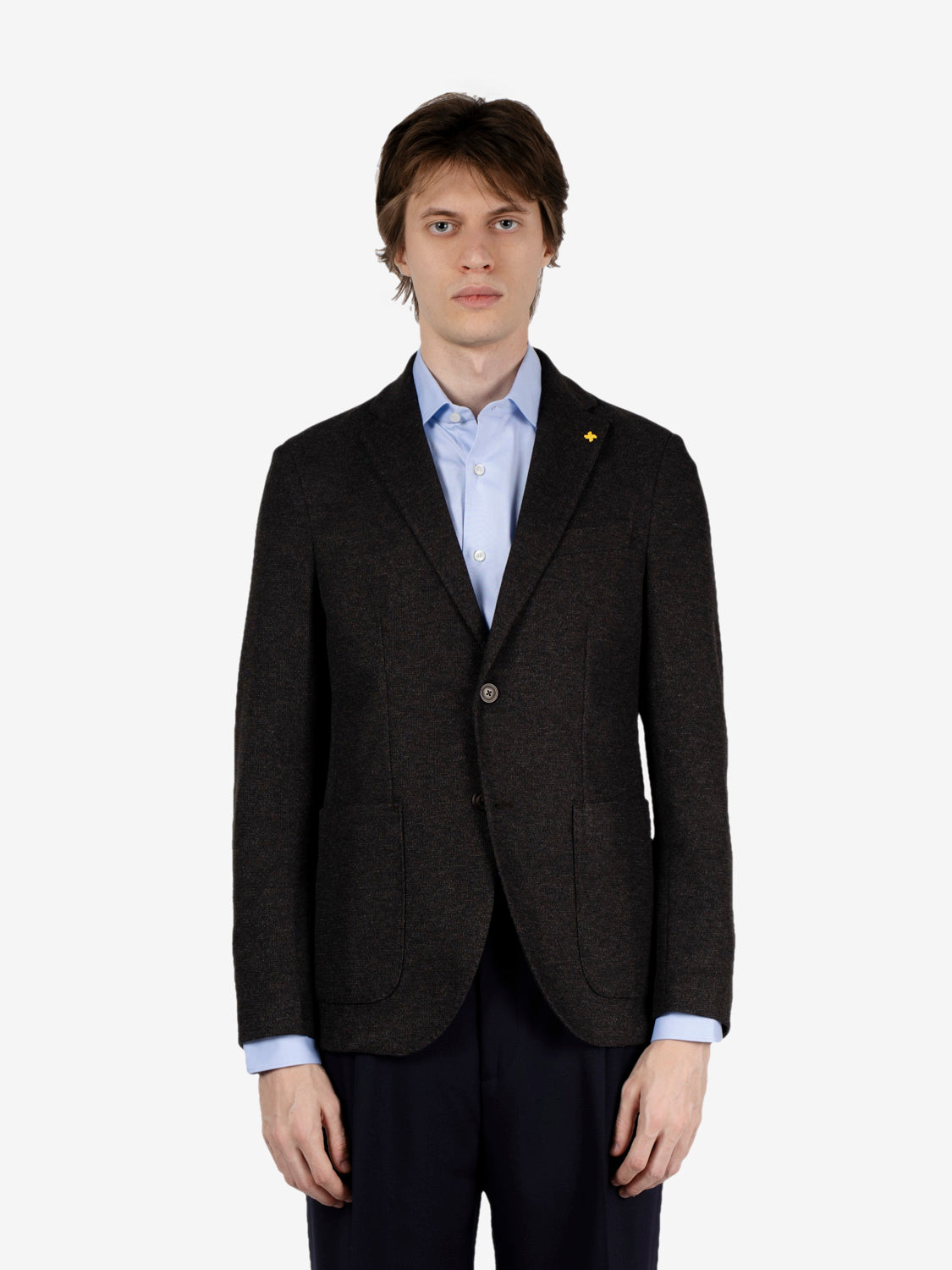 Blazer monopetto Egic moro