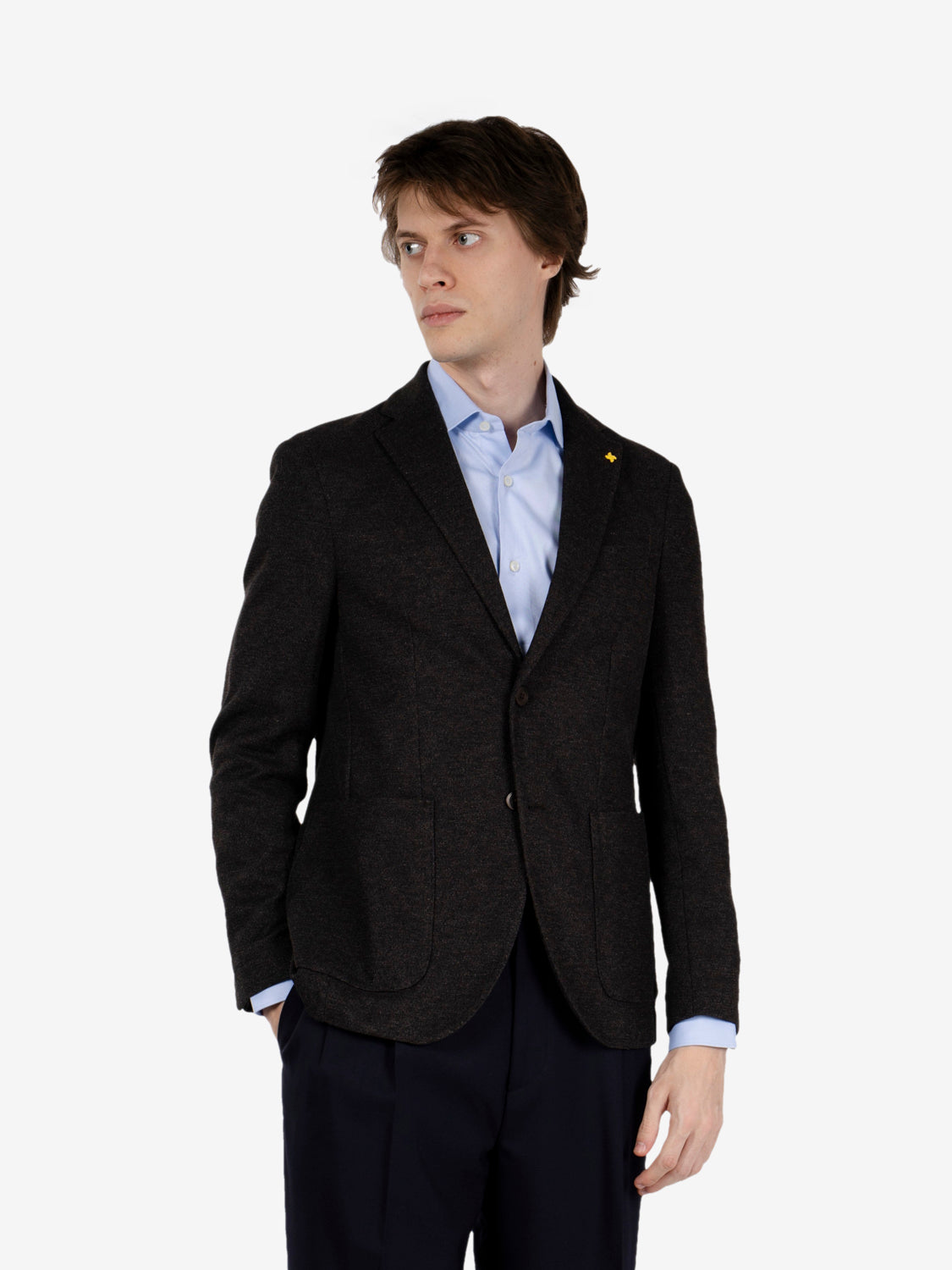 Blazer monopetto Egic moro