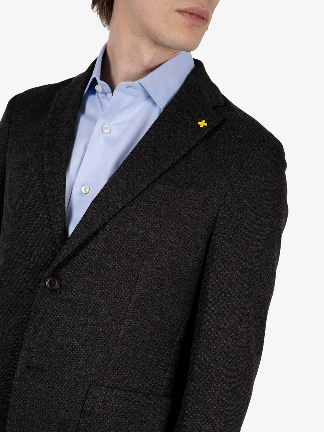 Blazer monopetto Egic moro