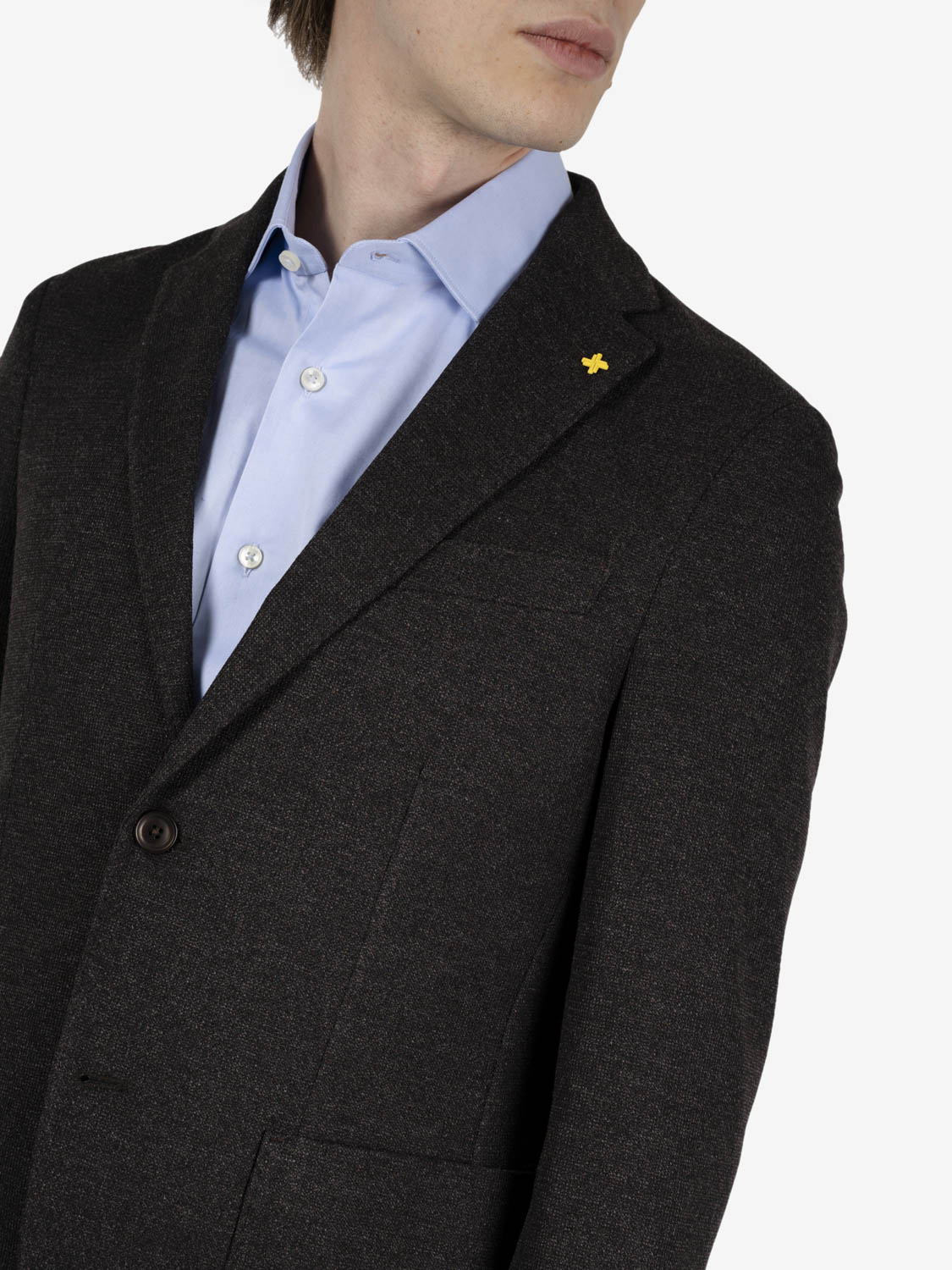 Blazer monopetto Egic moro