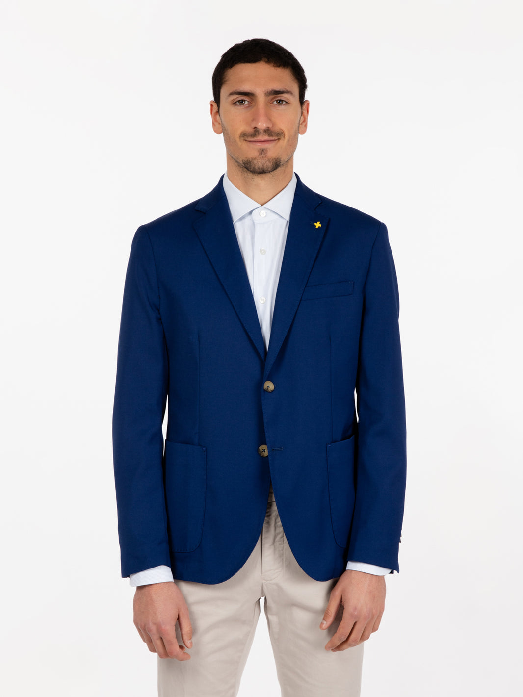 Giacca navetta royal blu