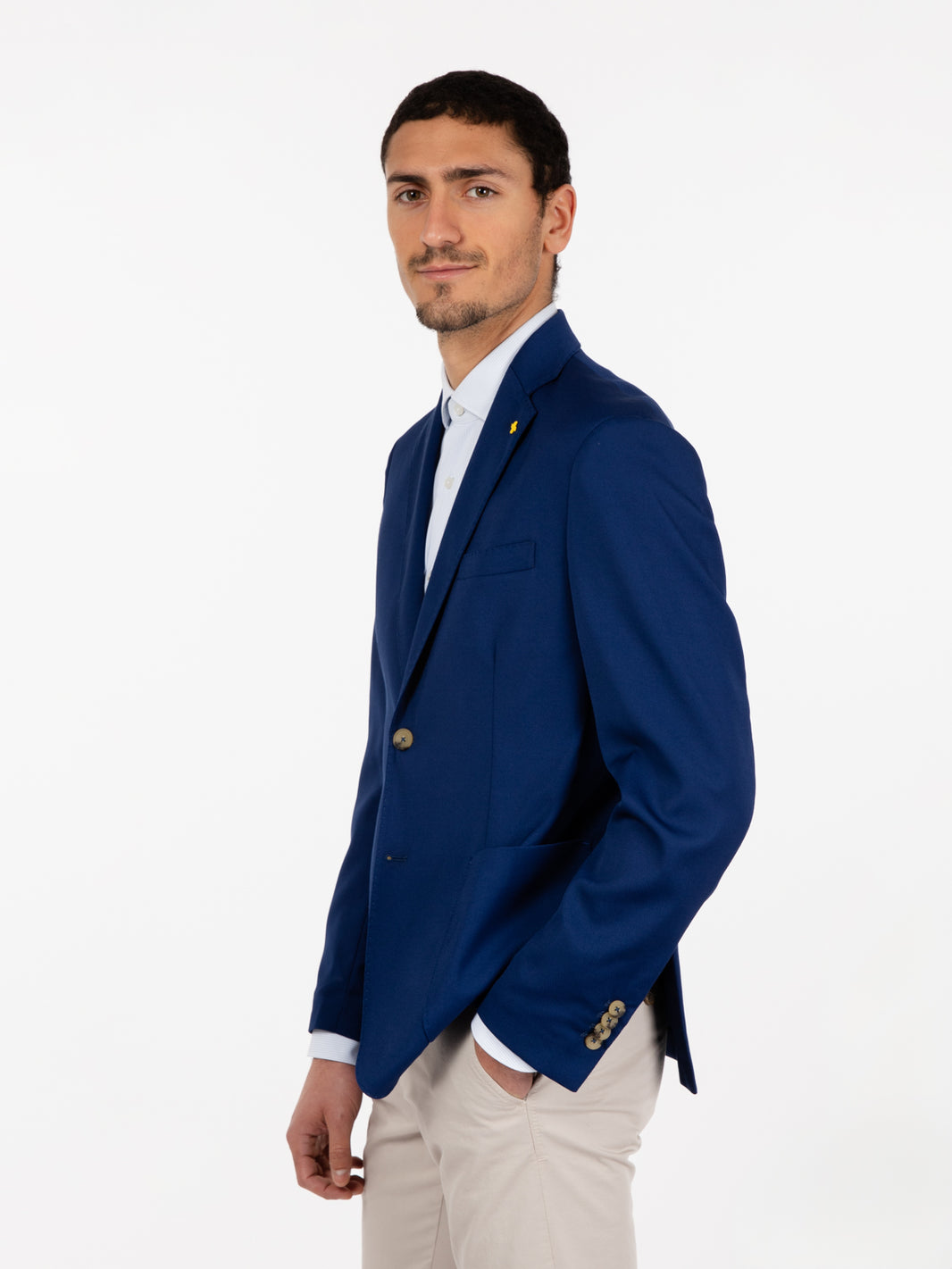 Giacca navetta royal blu