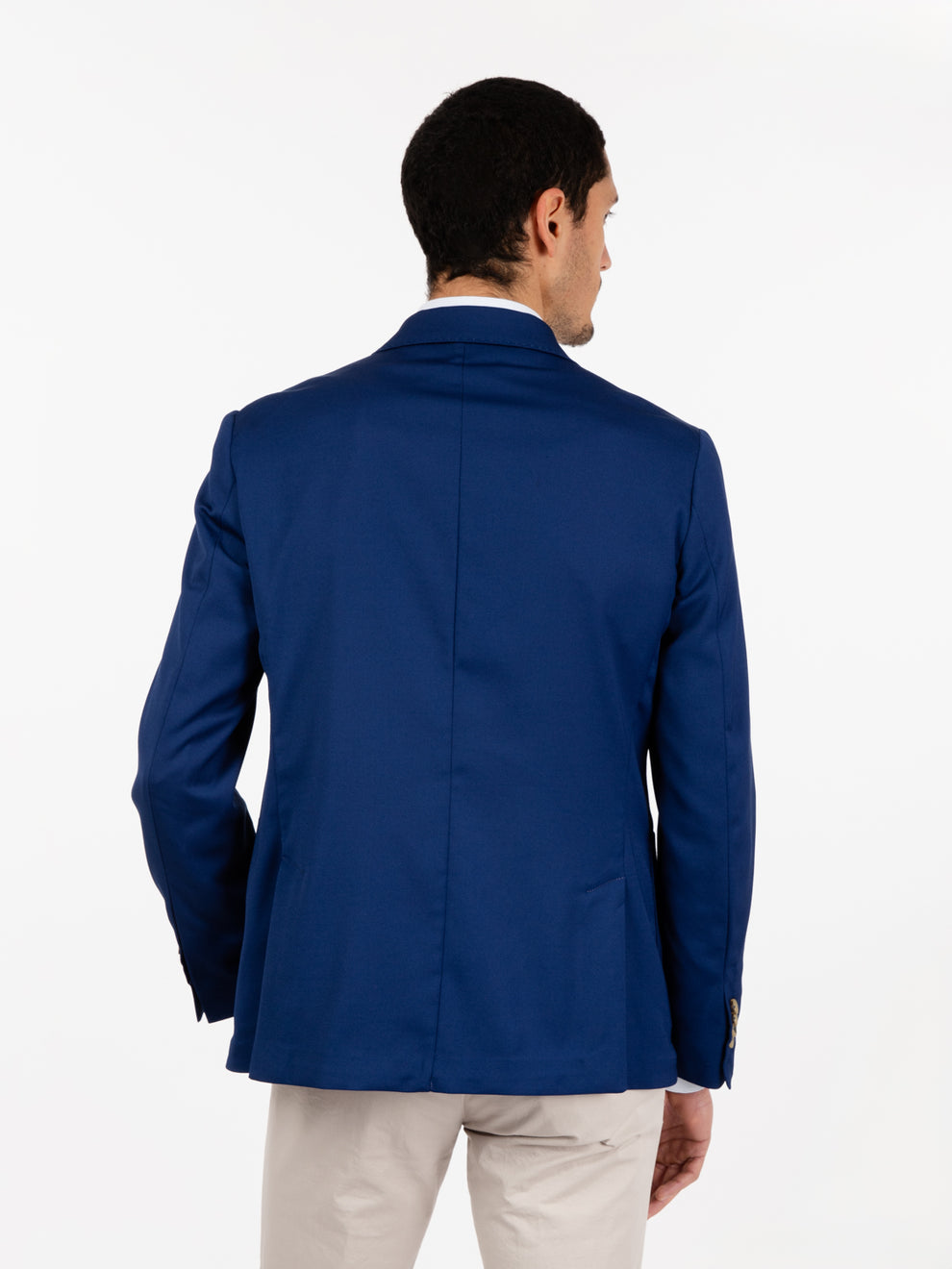 Giacca navetta royal blu
