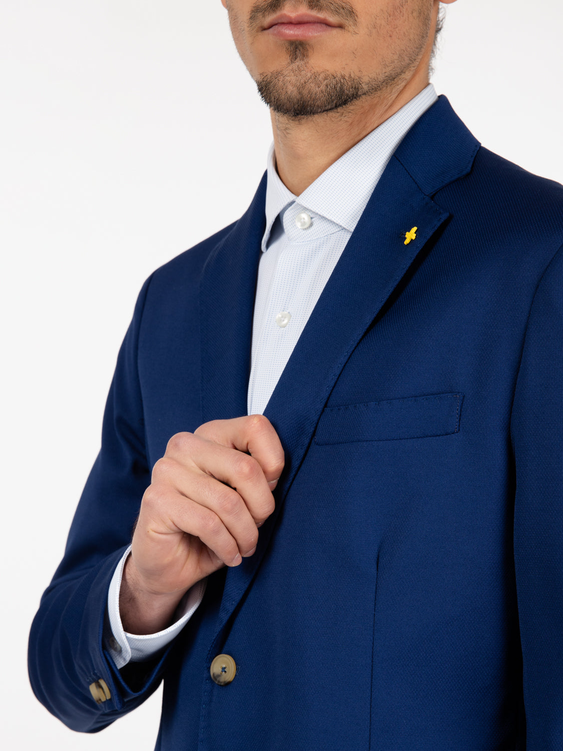 Giacca navetta royal blu