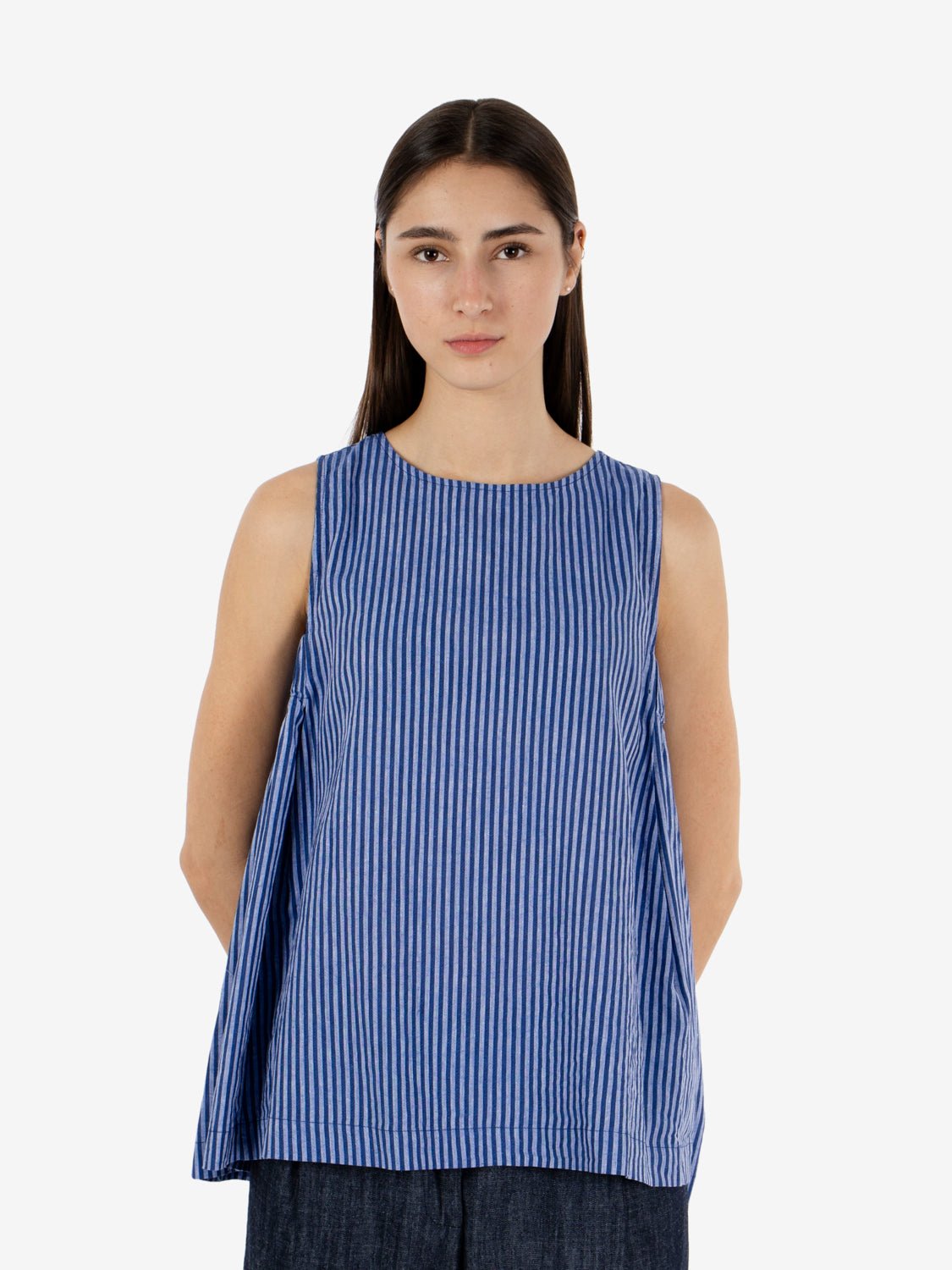 RIGHR BLOUSE LIGHT BLUE/BLUE 611SD45015_619005-01