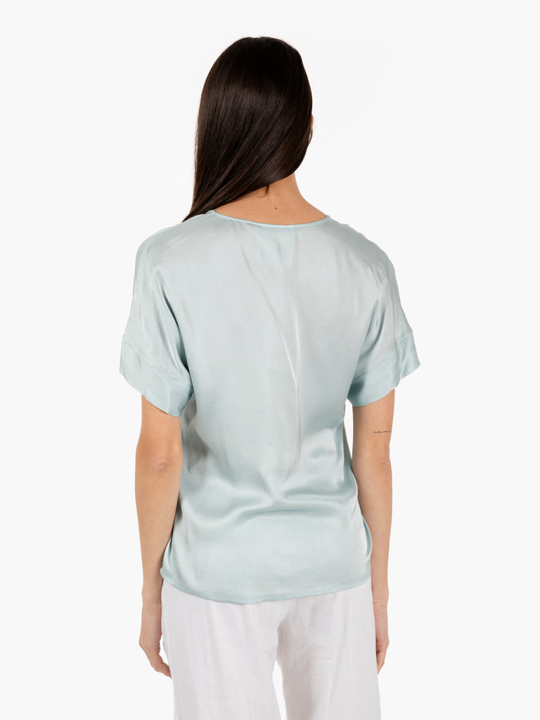 ALESSIA SANTI - Blusa scollo a V nuvola