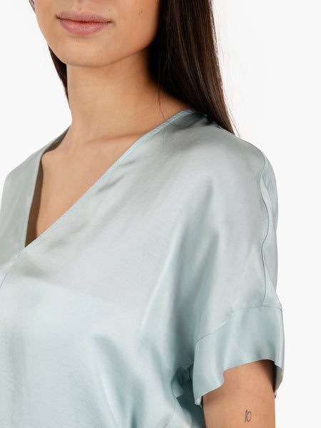 Blusa scollo a V nuvola