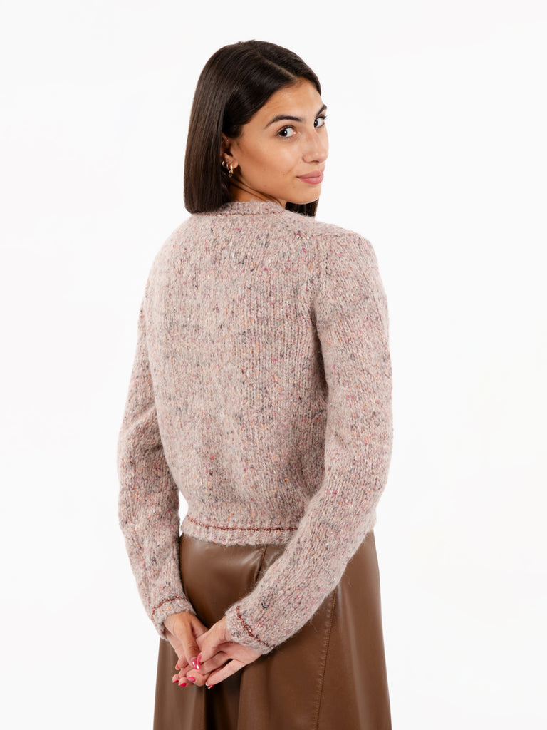 ALESSIA SANTI - Cardigan blush rosa