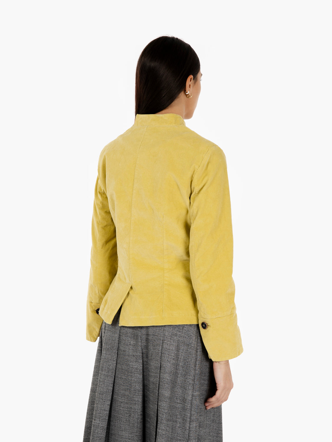 Cropped jacket in bingè velvet