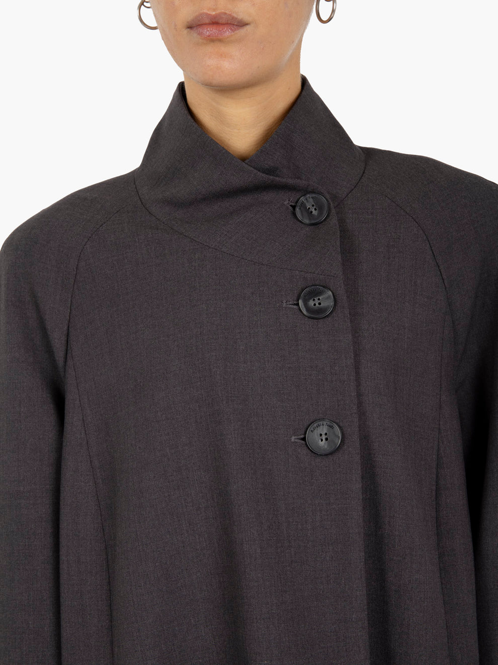 Slate Viscose Blend Jacket